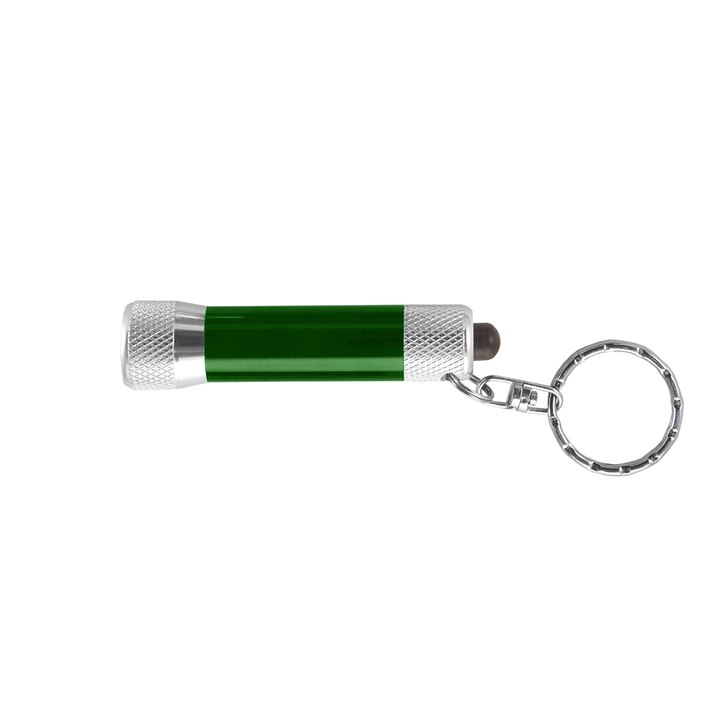 McQueen Torch promotional camping item in dark green laser engraved with your company logo