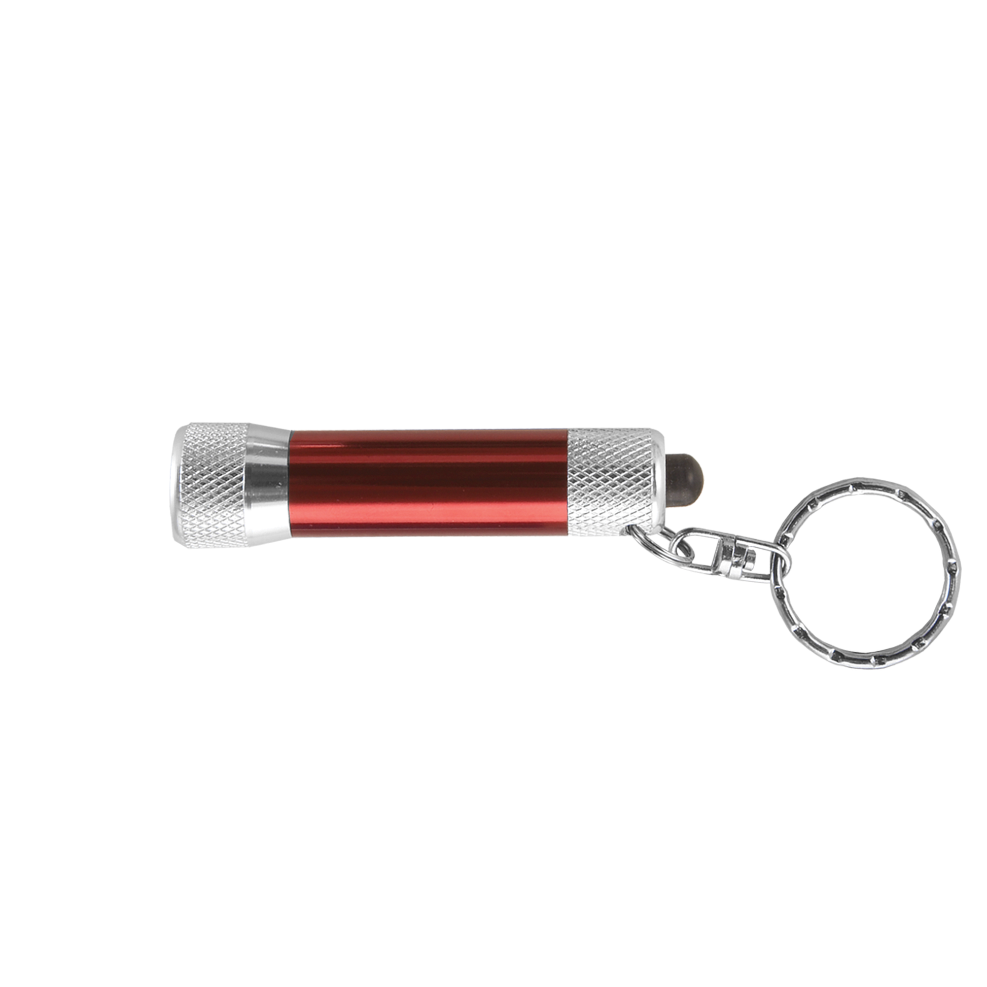 McQueen Torch promotional camping item in red laser engraved with your company logo