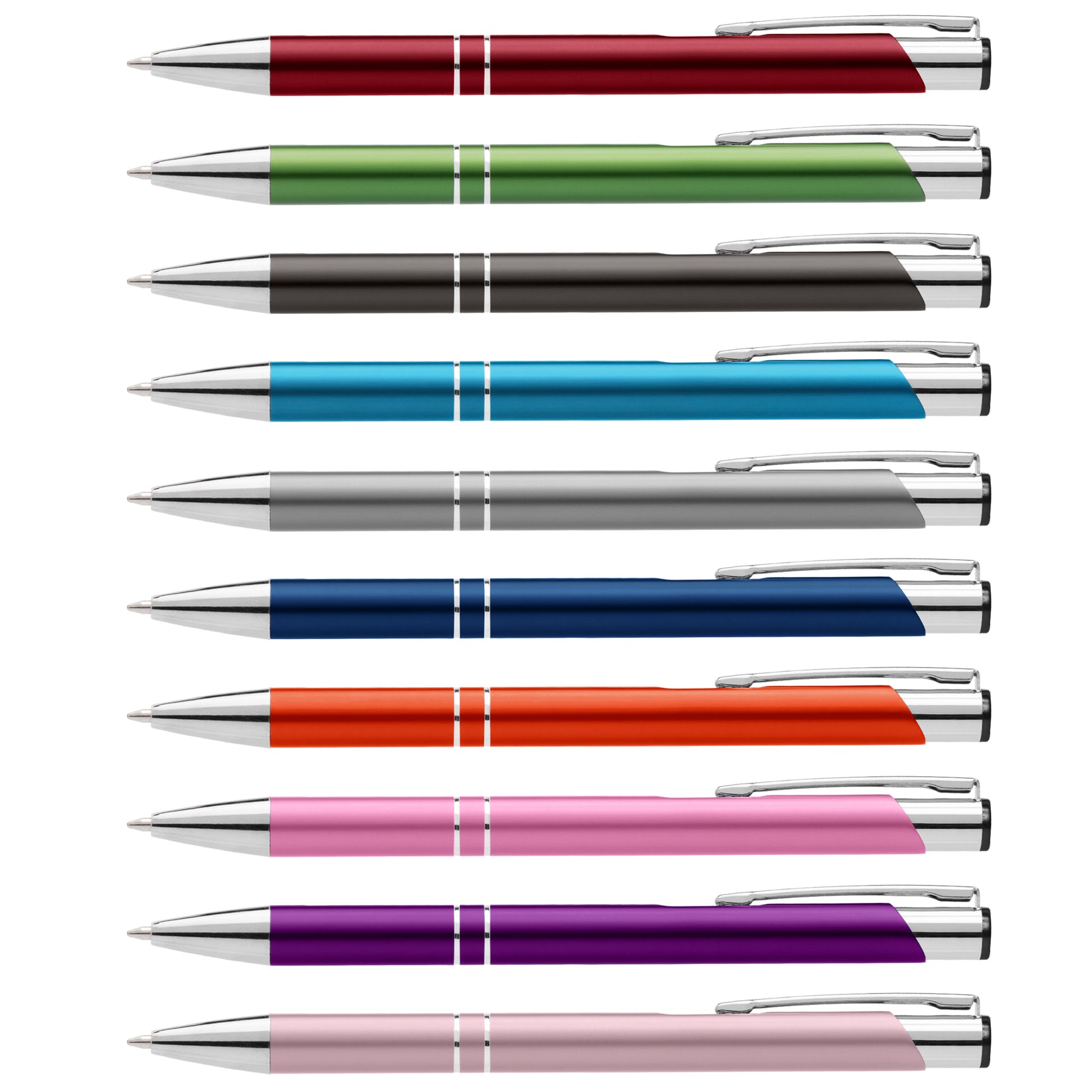 Crosby Matte Pen promotional pen in assorted colours laser engraved with your company logo
