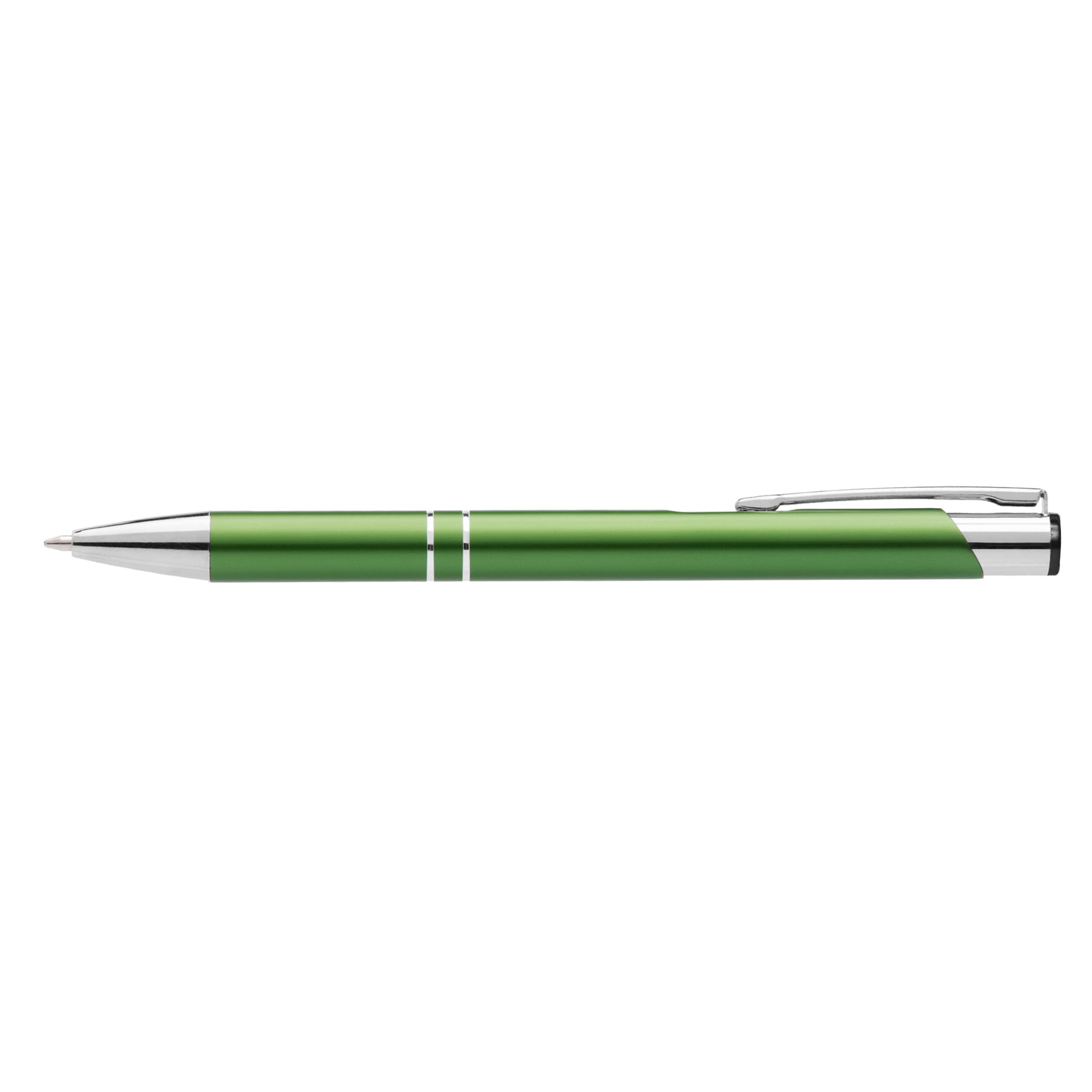 Crosby Matte Pen promotional pen in green laser engraved with your company logo