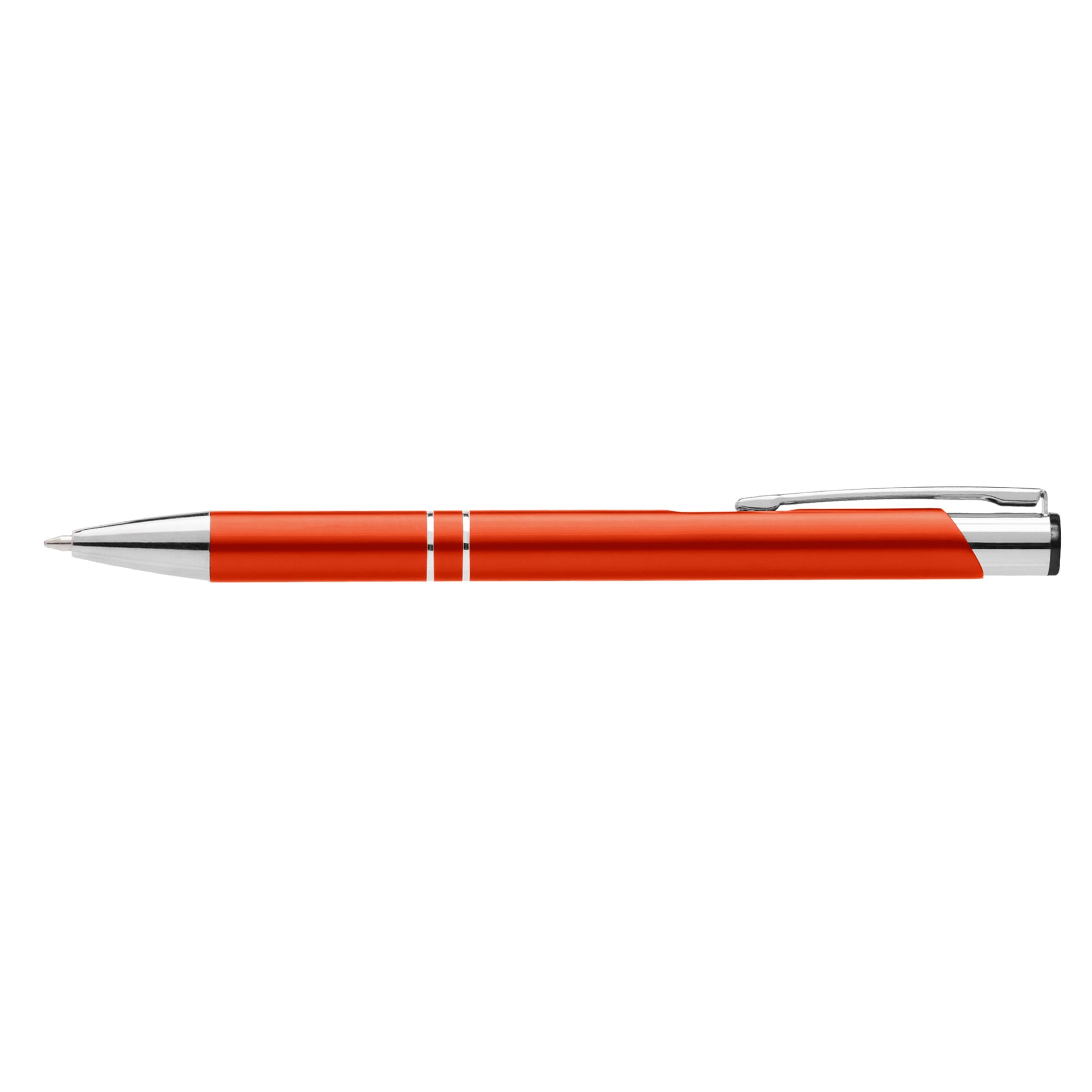Crosby Matte Pen promotional pen in orange laser engraved with your company logo