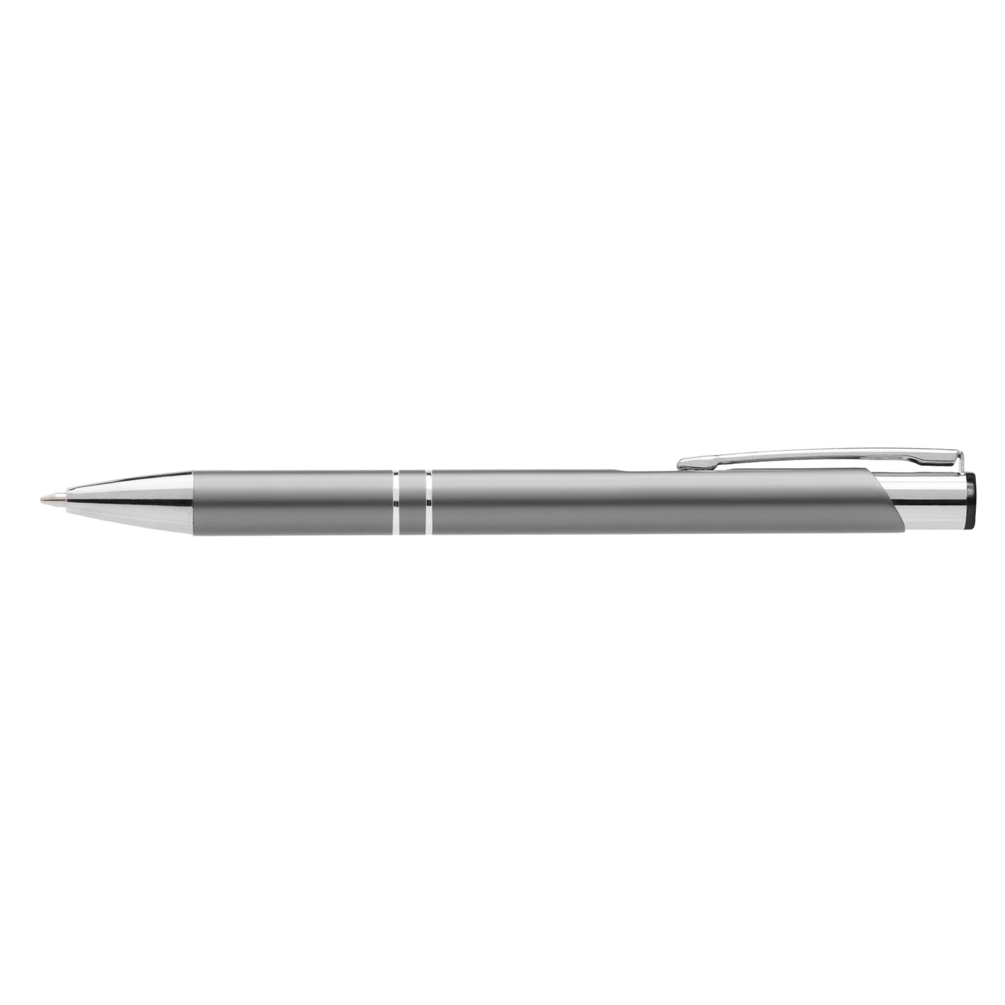 Crosby Matte Pen promotional pen in silver laser engraved with your company logo