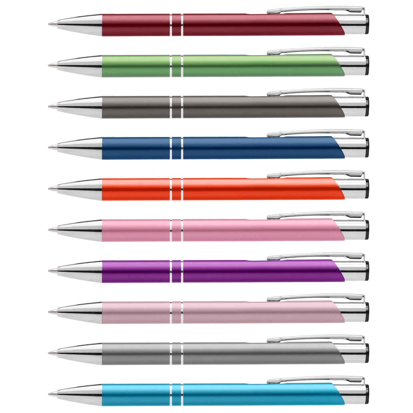 Crosby Matte Pen promotional pen in assorted colours laser engraved with your company logo