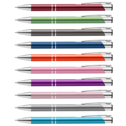 Crosby Matte Pen promotional pen in assorted colours laser engraved with your company logo