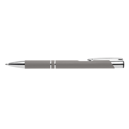 Crosby Metal Pen promotional pen in light gray printed with your company logo
