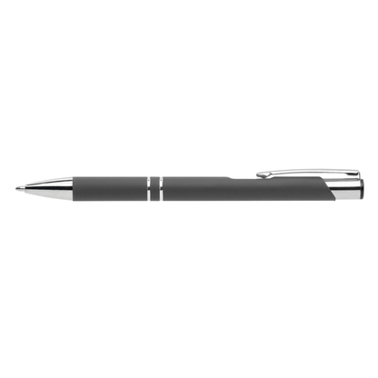 Crosby Metal Pen promotional pen in taupe printed with your company logo