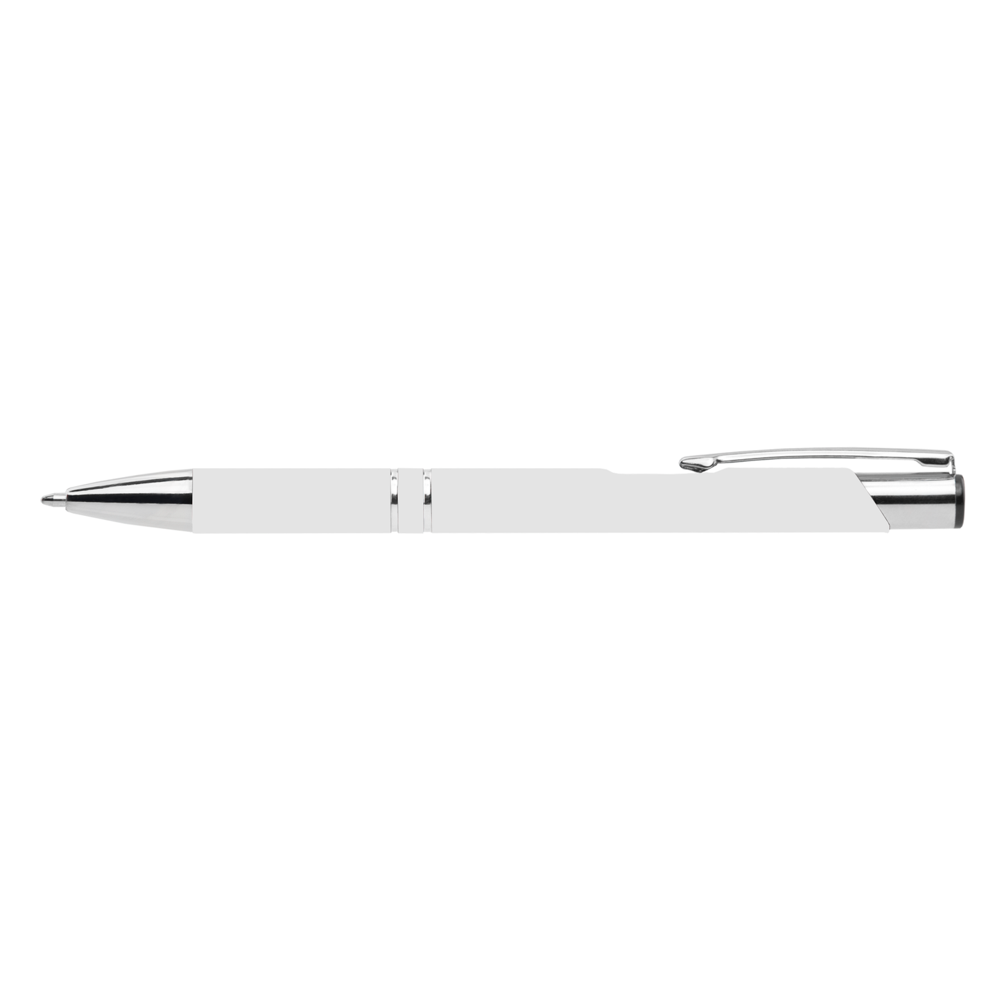 Crosby Metal Pen promotional pen in white printed with your company logo