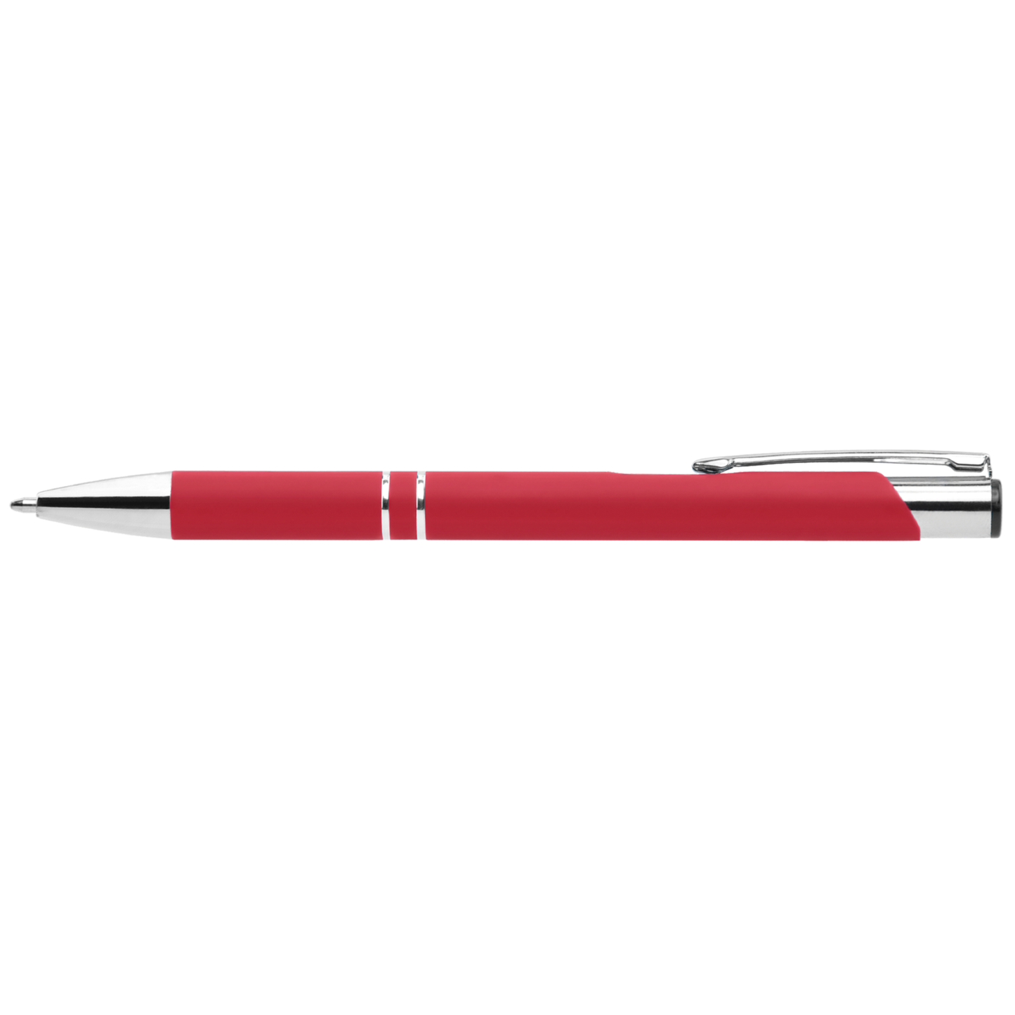Crosby Softy Pen promotional pen in red laser engraved with your company logo