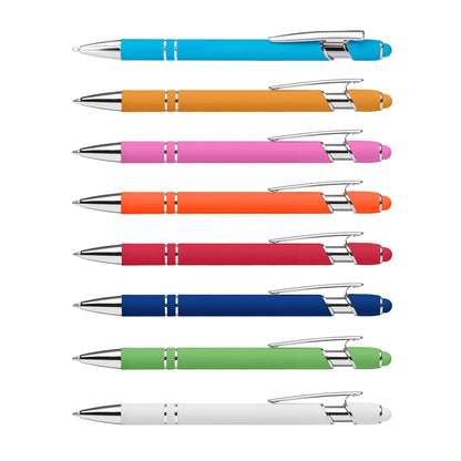 Prince Brights Stylus Pen promotional pen in assorted colours laser engraved with your company logo