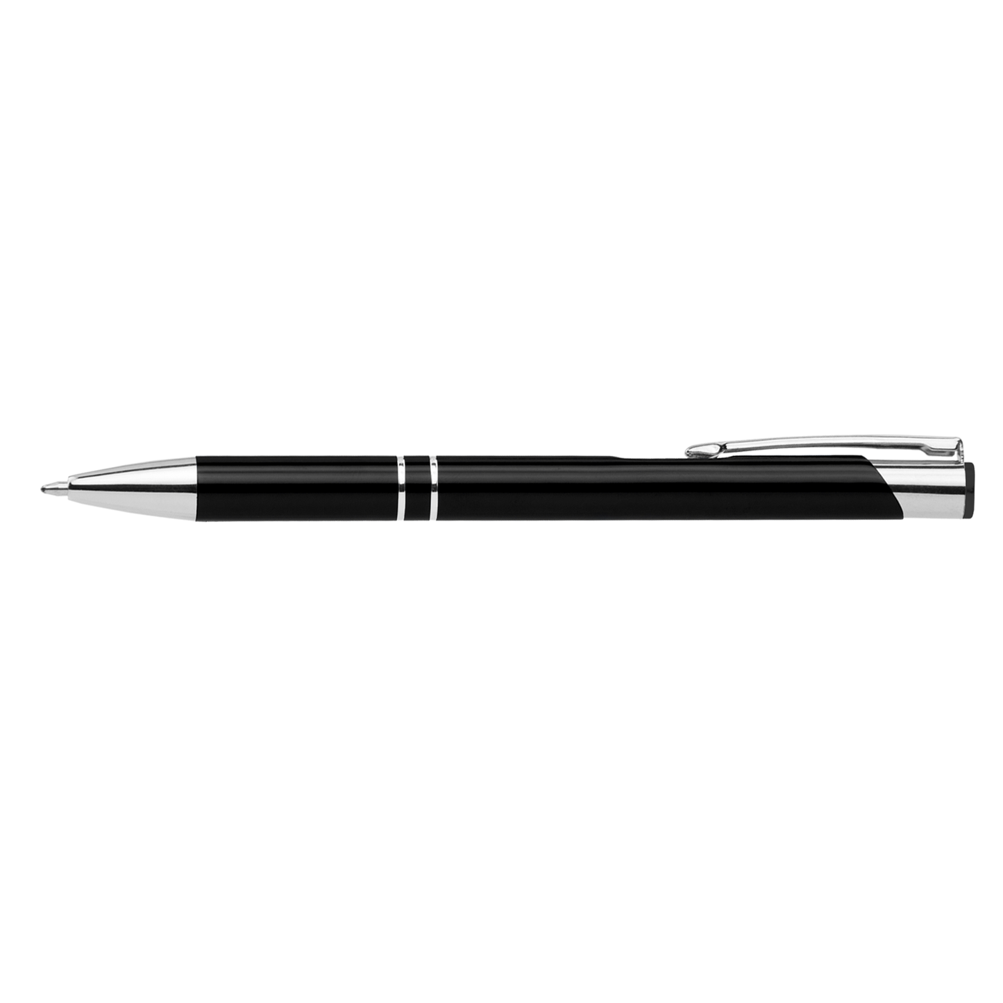 Crosby Pen promotional pen in black laser engraved with your company logo
