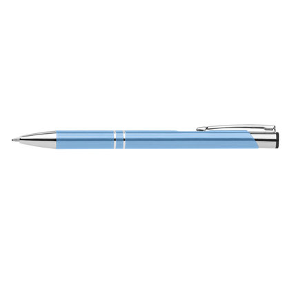 Crosby Pen promotional pen in cool gray laser engraved with your company logo