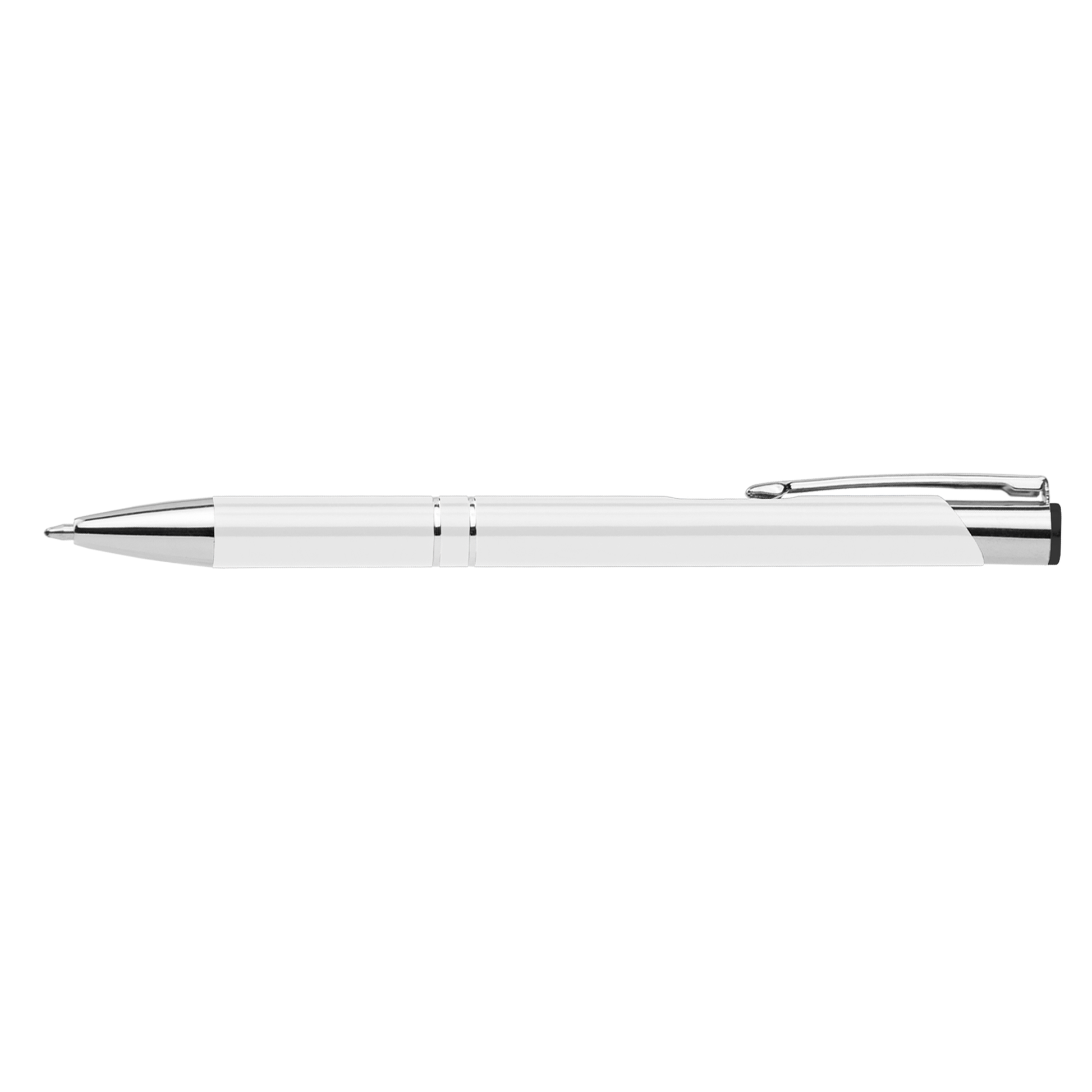 Crosby Pen promotional pen in white laser engraved with your company logo