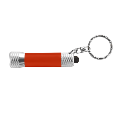 McQueen Brights Torch promotional camping item in orange laser engraved with your company logo