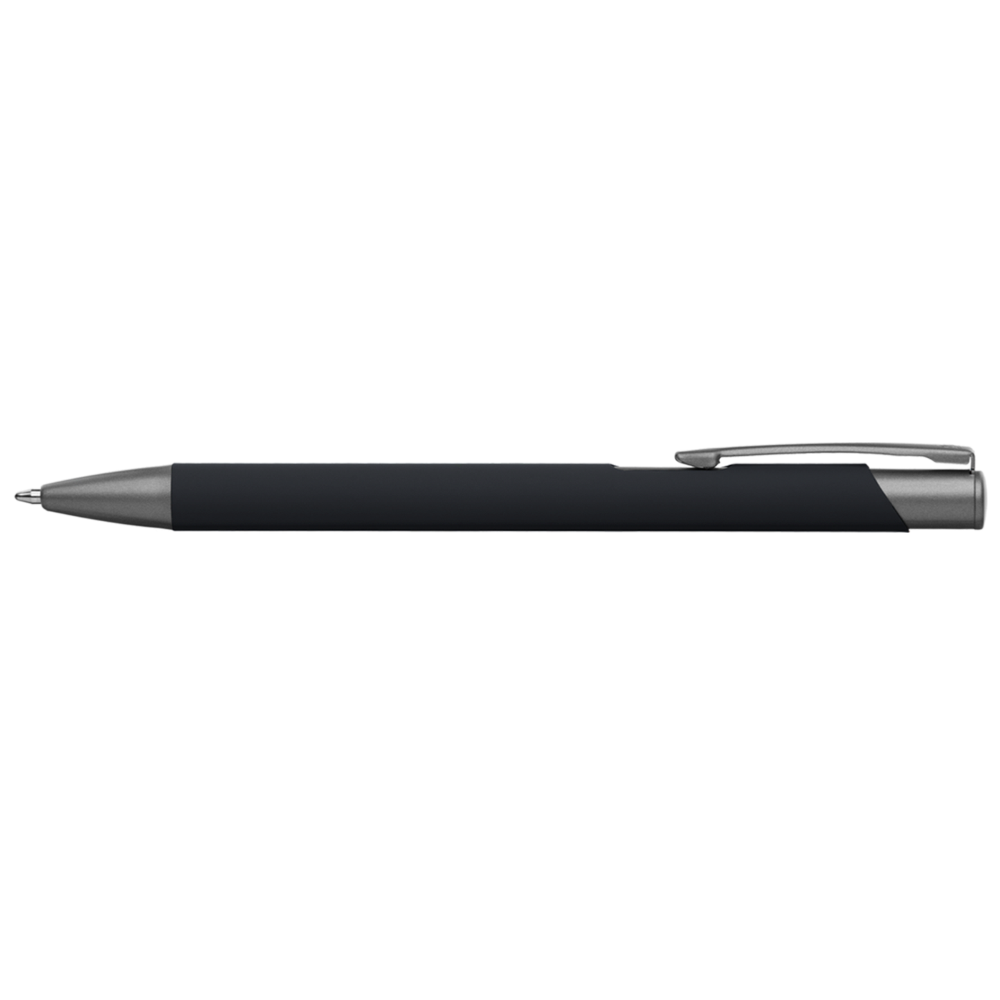 Crosby Gunmetal Softy Pen promotional pen in black printed with your company logo