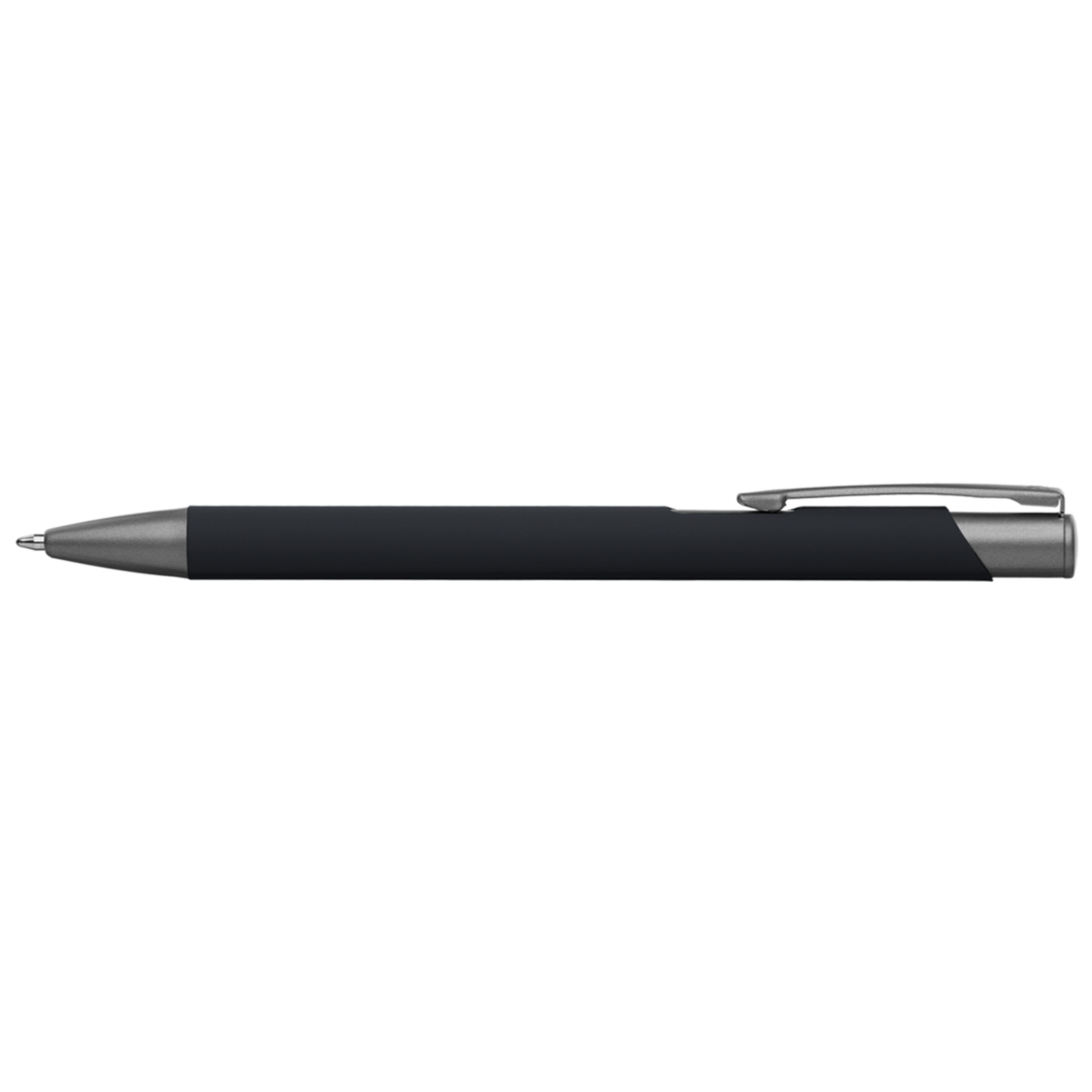 Crosby Gunmetal Softy Pen promotional pen in black printed with your company logo
