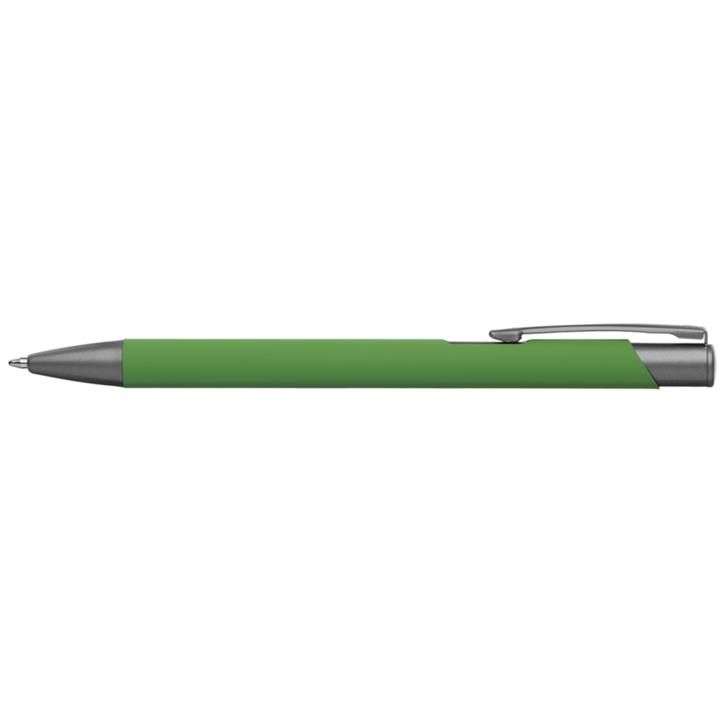 Crosby Gunmetal Softy Pen promotional pen in green printed with your company logo
