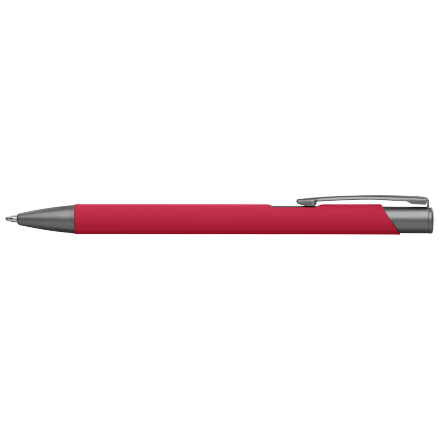 Crosby Gunmetal Softy Pen promotional pen in red printed with your company logo