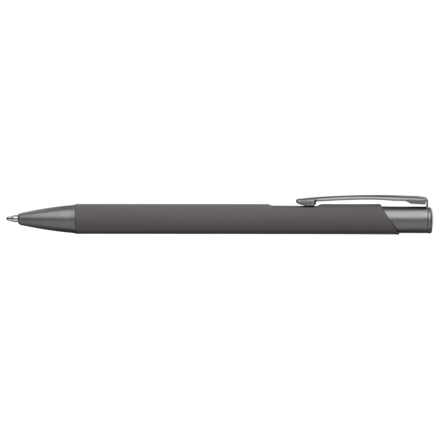 Crosby Gunmetal Softy Pen promotional pen in taupe printed with your company logo