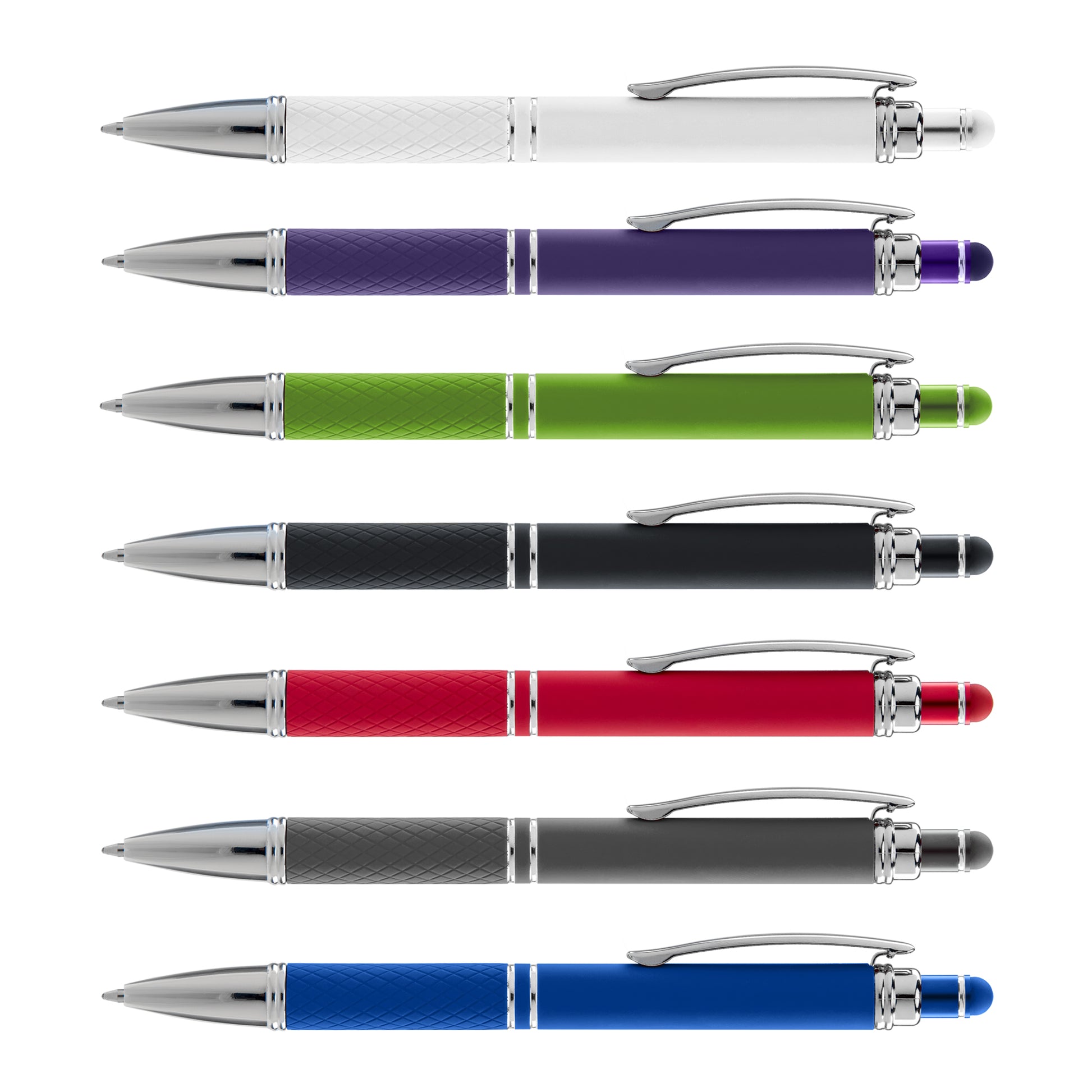 Phoenix Softy with Stylus promotional pen in assorted colours printed with your company logo