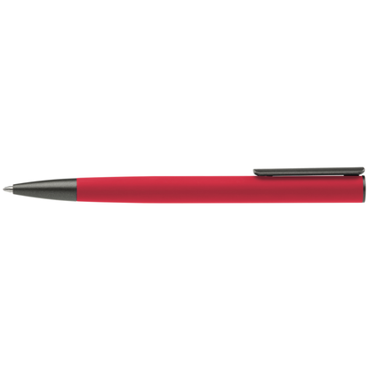 Jagger Gunmetal Pen promotional pen in red printed with your company logo