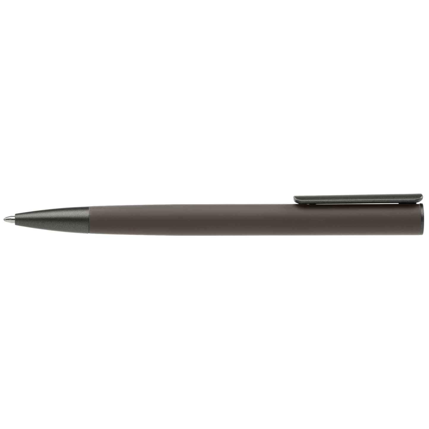 Jagger Gunmetal Pen promotional pen in taupe printed with your company logo