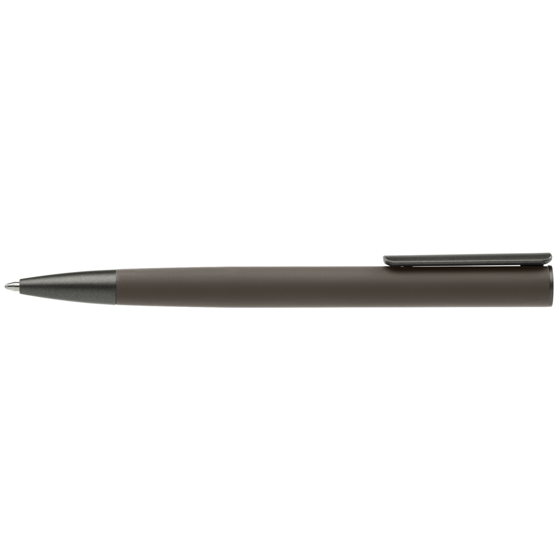 Jagger Gunmetal Pen promotional pen in taupe printed with your company logo