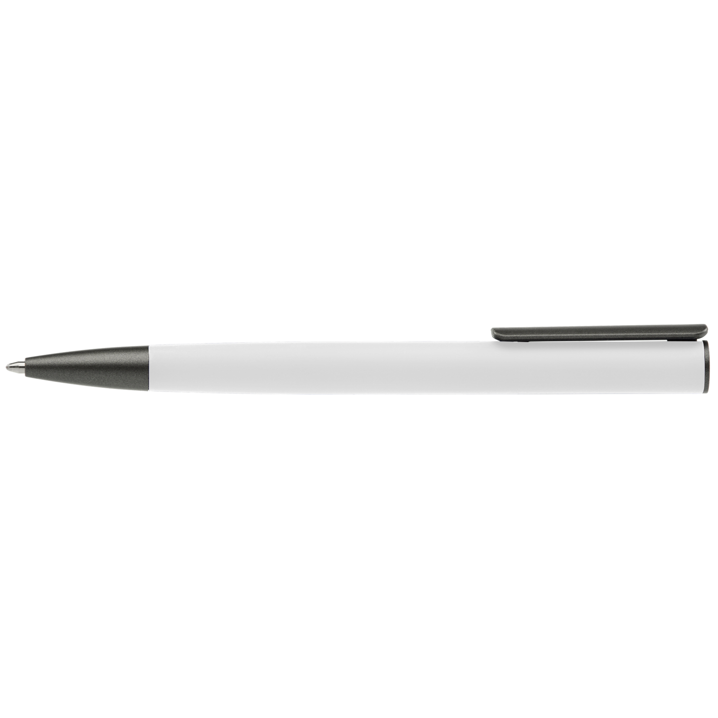 Jagger Gunmetal Pen promotional pen in white printed with your company logo