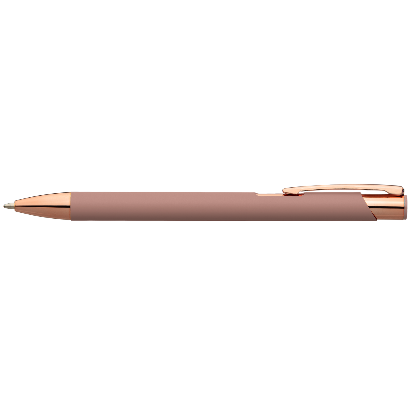 Crosby Softy Rose Gold Pen promotional pen in rose gold printed with your company logo