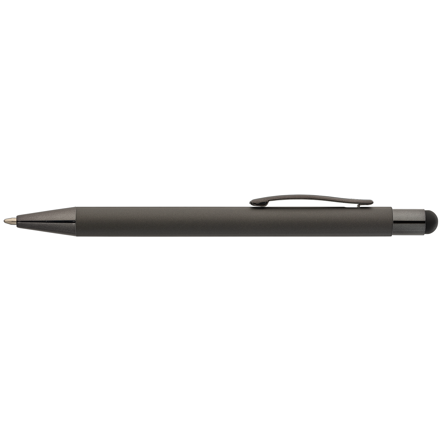 Bowie Softy Monochrome Stylus Pen promotional pen in black printed with your company logo
