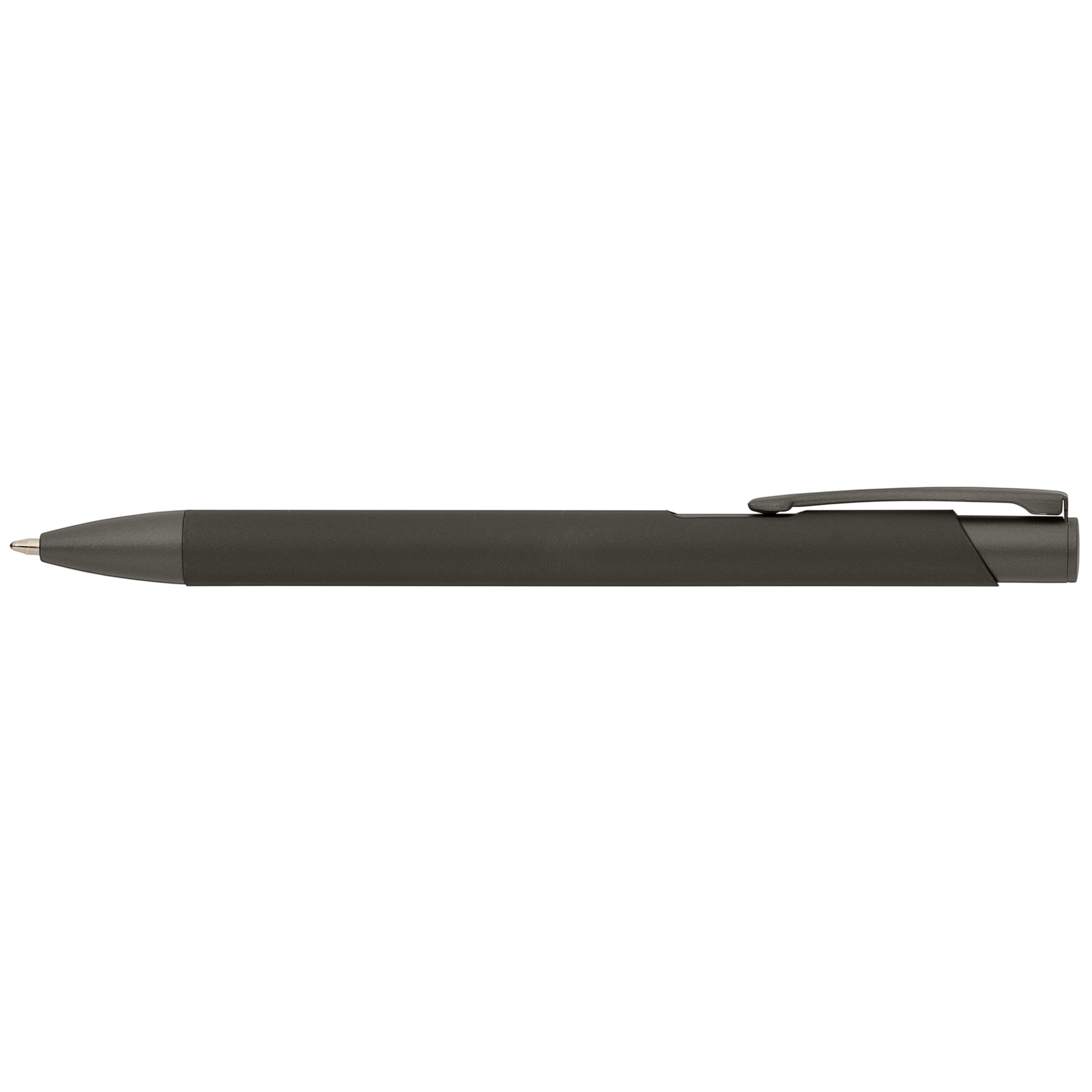 Crosby Softy Monochrome promotional pen in gunmetal laser engraved with your company logo