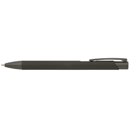 Crosby Softy Monochrome promotional pen in gunmetal laser engraved with your company logo
