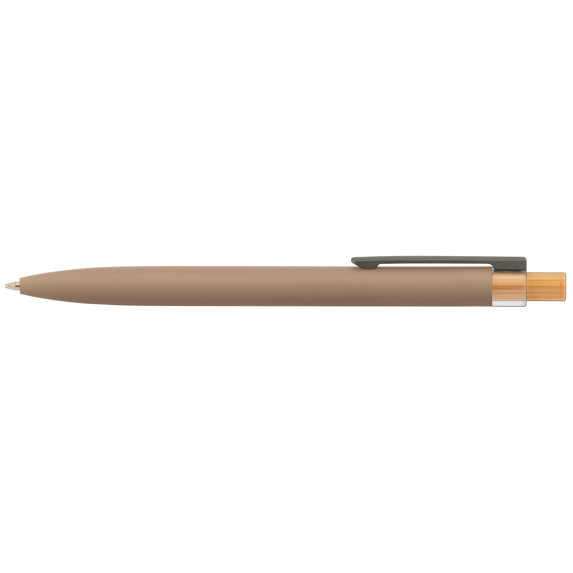 Reborn Recycled Aluminium Pen promotional pen in dune printed with your company logo