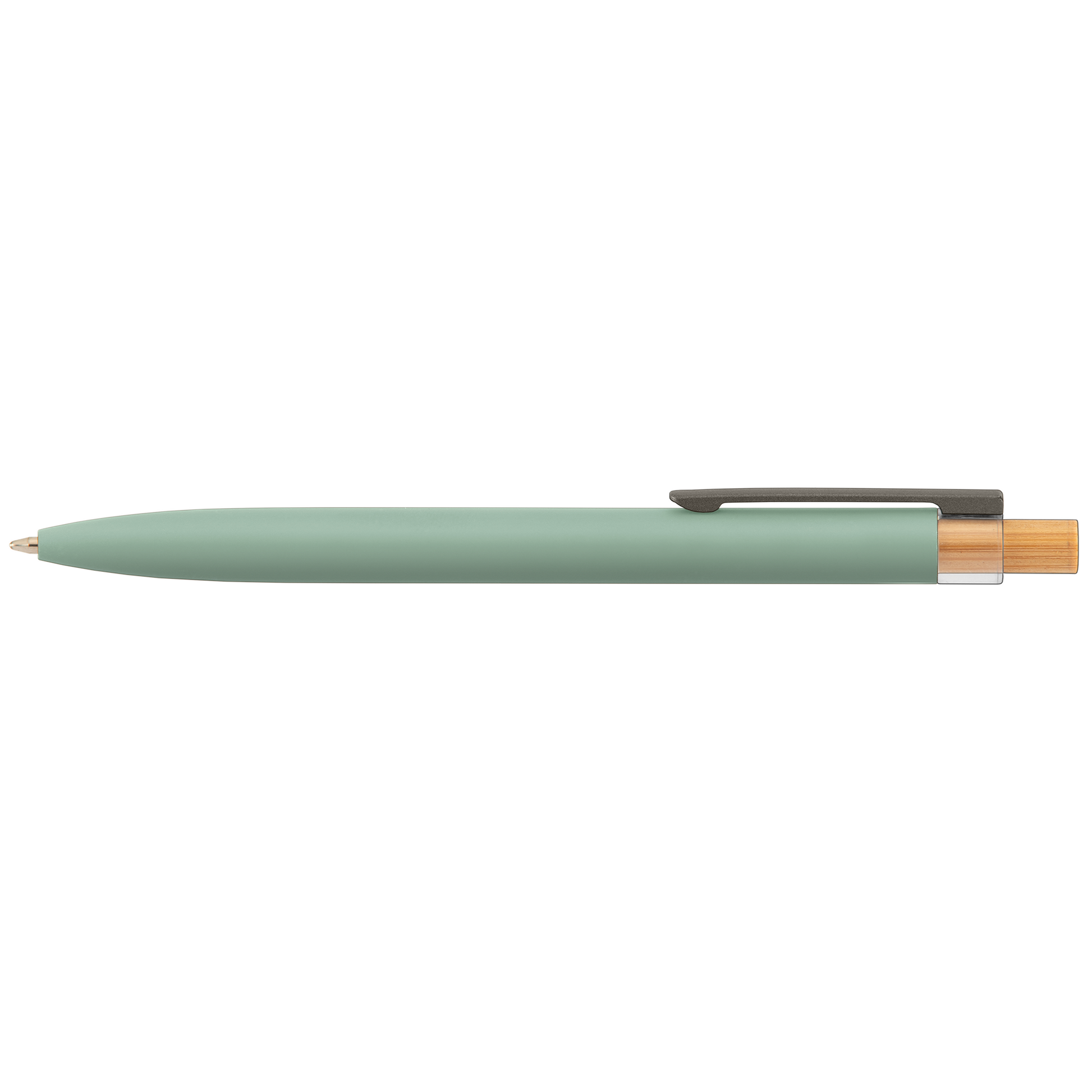 Reborn Recycled Aluminium Pen promotional pen in sage printed with your company logo