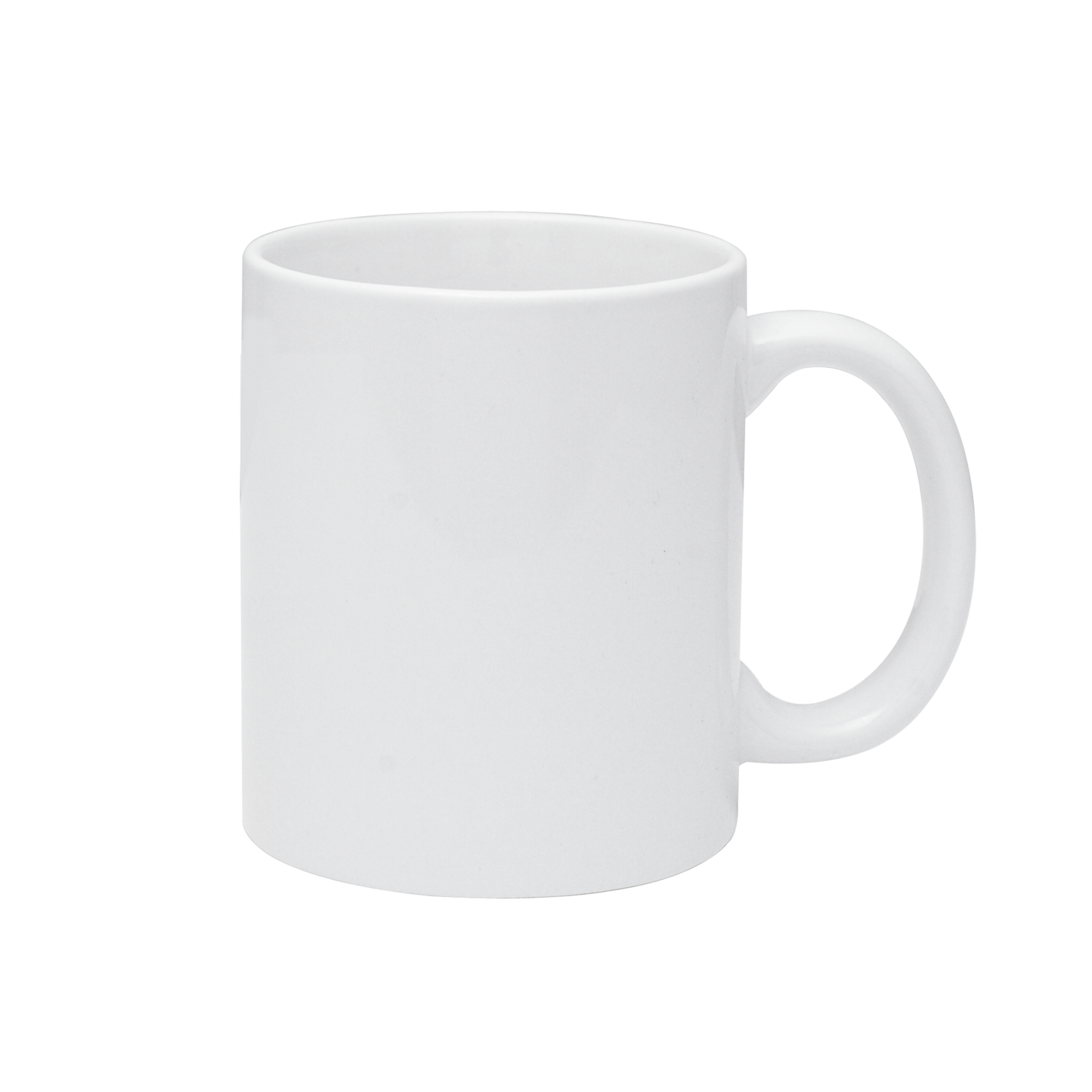 SimpliColour 355 ml Ceramic Mug promotional mug in white printed with your company logo