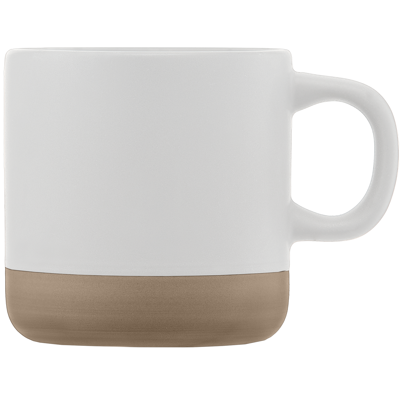 Terra promotional mug in white printed with your company logo
