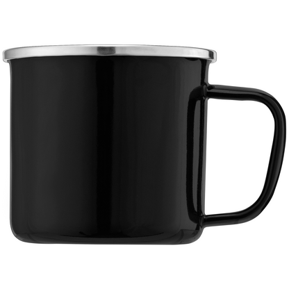 Wyoming promotional mug in black printed with your company logo