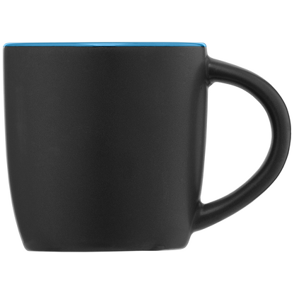 Zanzibar promotional mug in light blue printed with your company logo