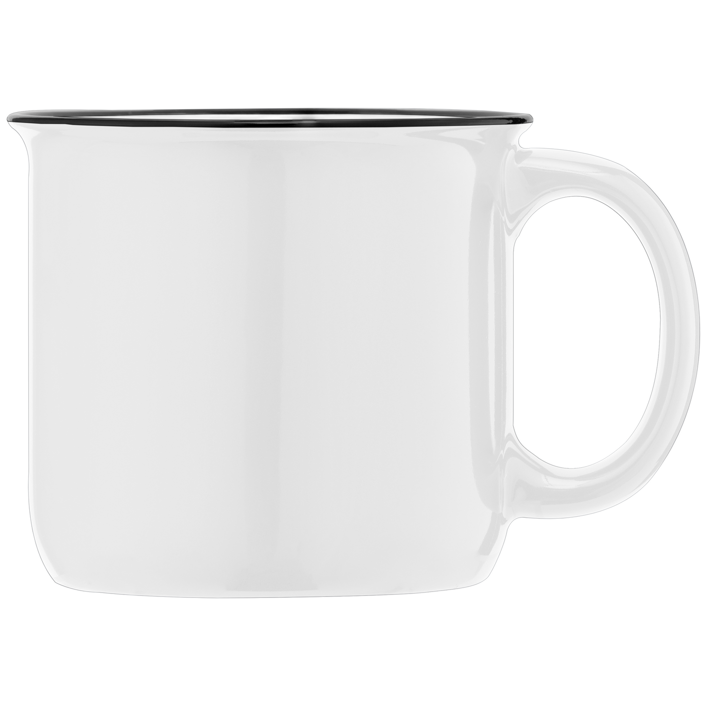Adventure promotional mug in white printed with your company logo