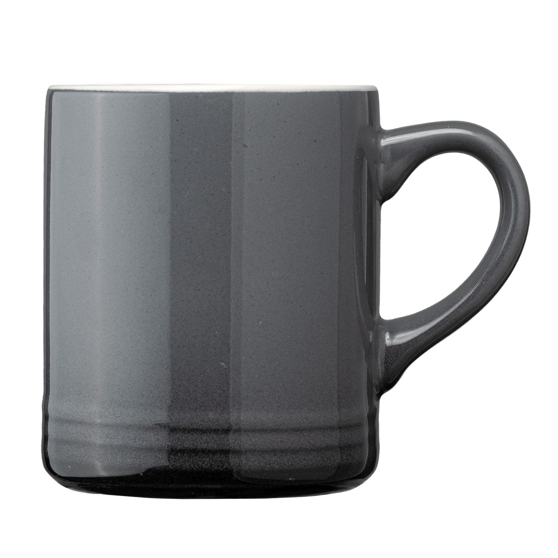 Corin Ceramic Ombre Silhouette Mug promotional mug in black printed with your company logo