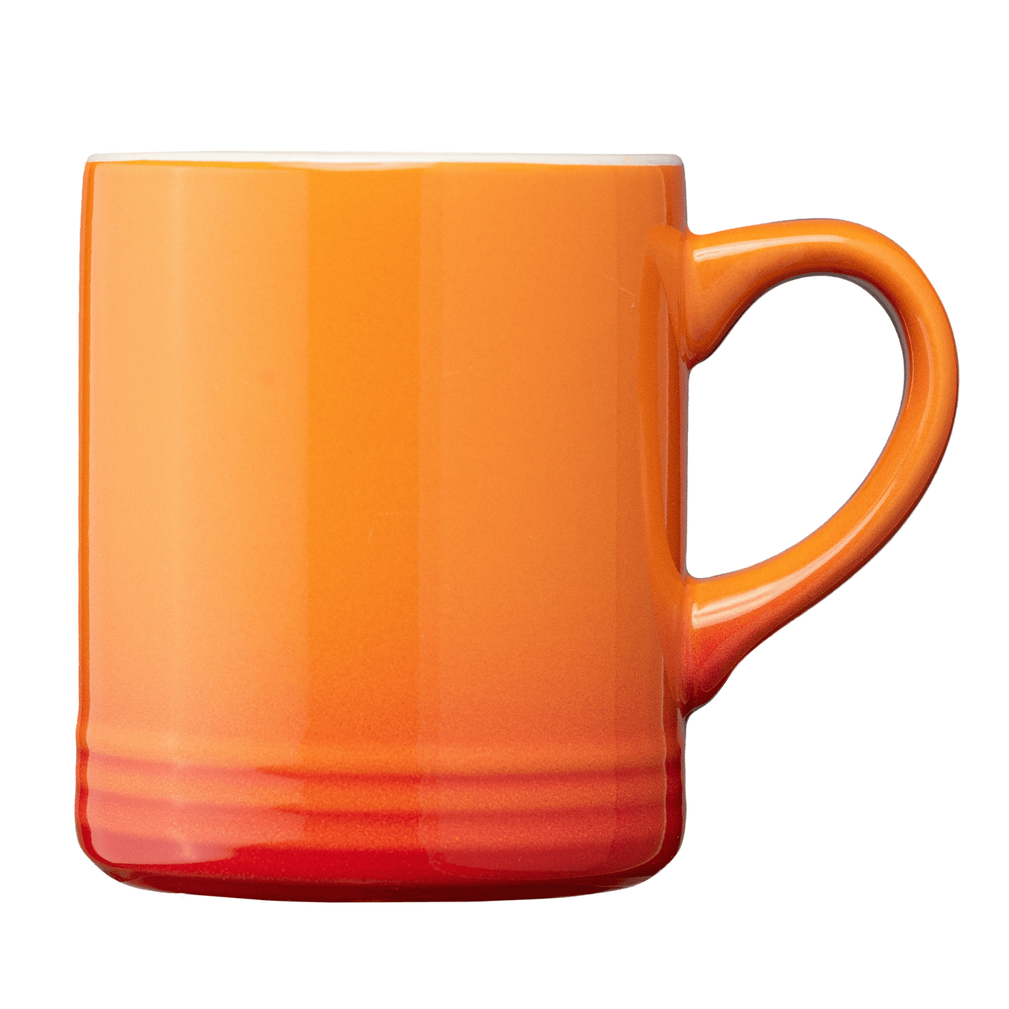 Corin Ceramic Ombre Silhouette Mug promotional mug in orange printed with your company logo