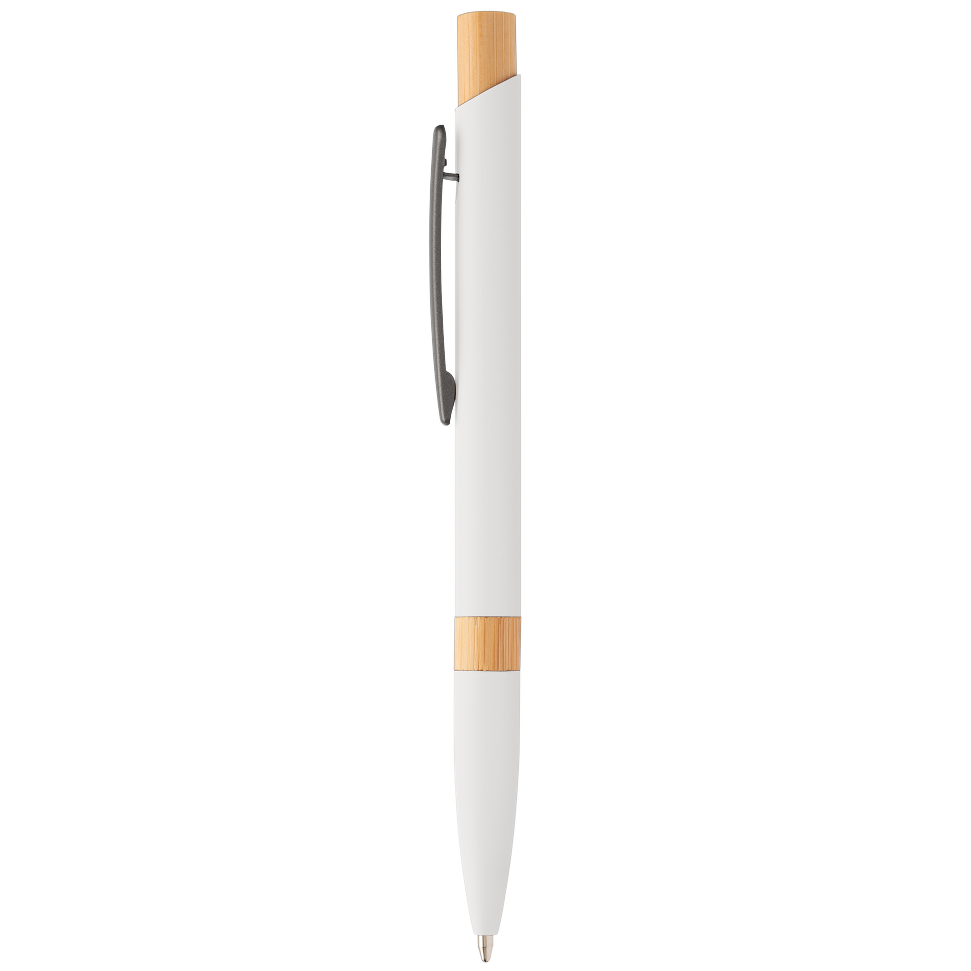 Reborn Designer Softy Recycled Aluminium Pen promotional pen in white printed with your company logo