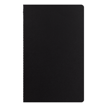 Rime FSC Paper Soft Cover Lined Notebook promotional notebook in black printed with your company logo