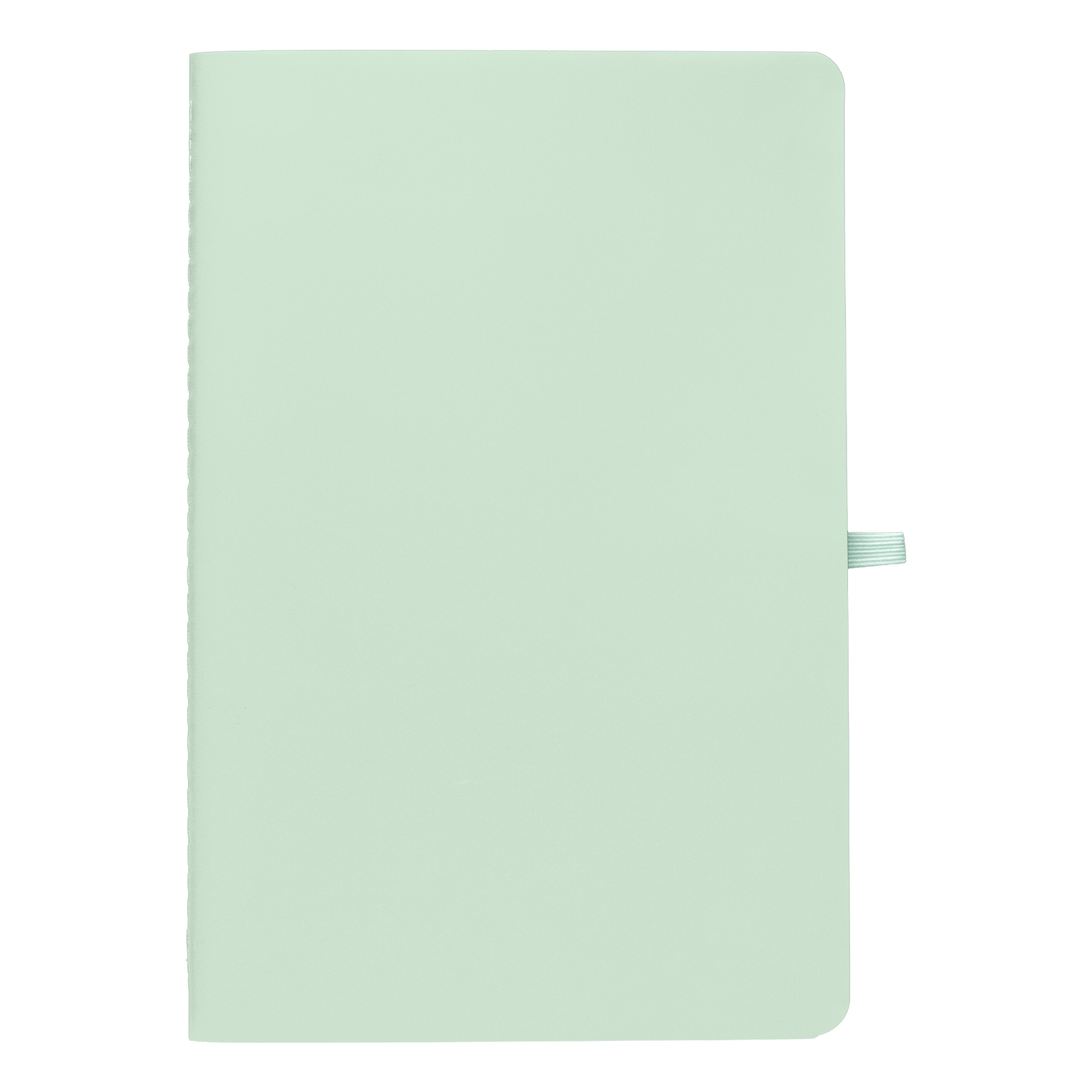 Monolith Stone Paper Soft Touch Lined Journal promotional notebook in forest green printed with your company logo