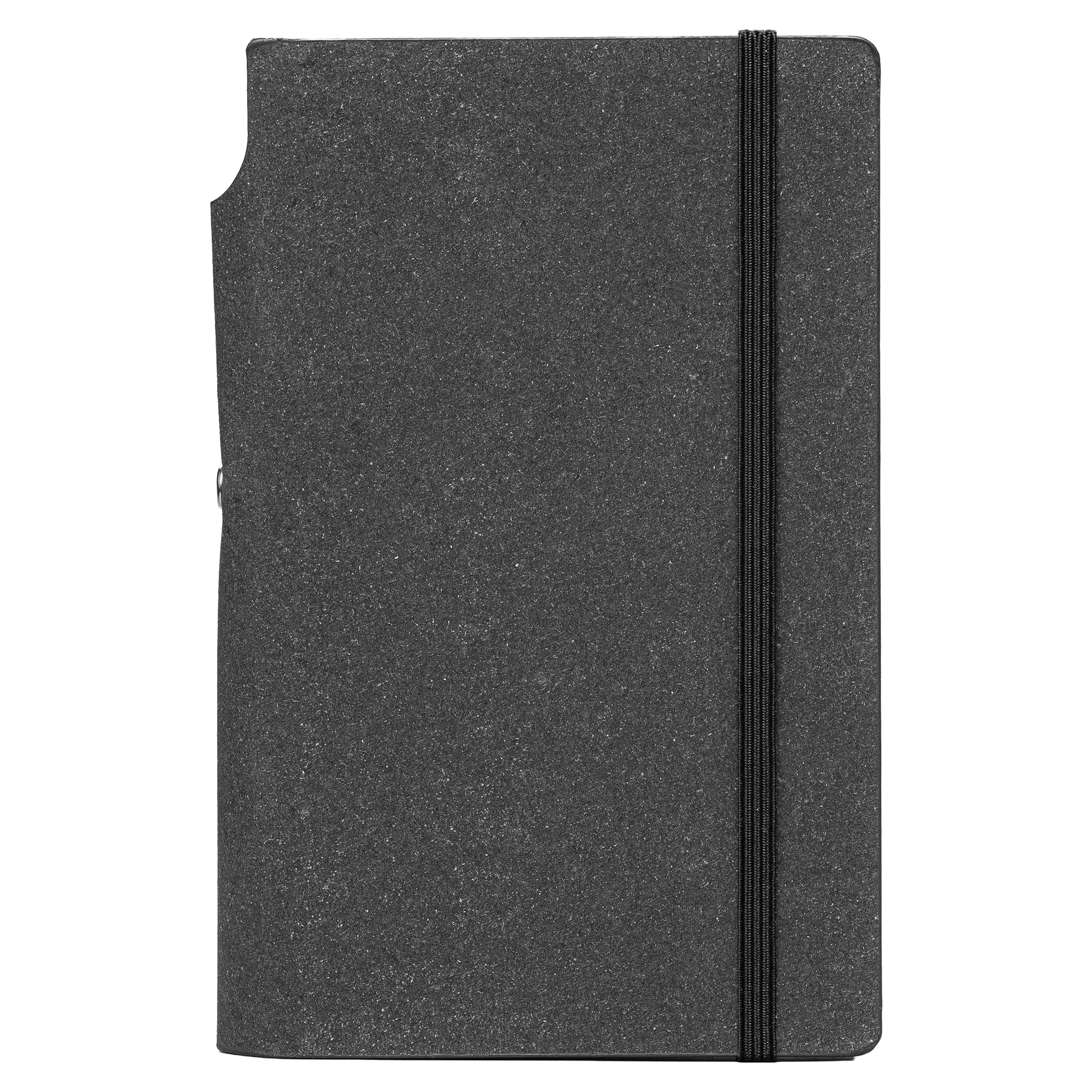 Frey Recycled Whiteboard Notepad Journal promotional notebook in black printed with your company logo