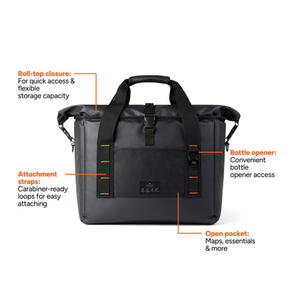 Nordic Drift RCS water-repellent cooler tote 22L