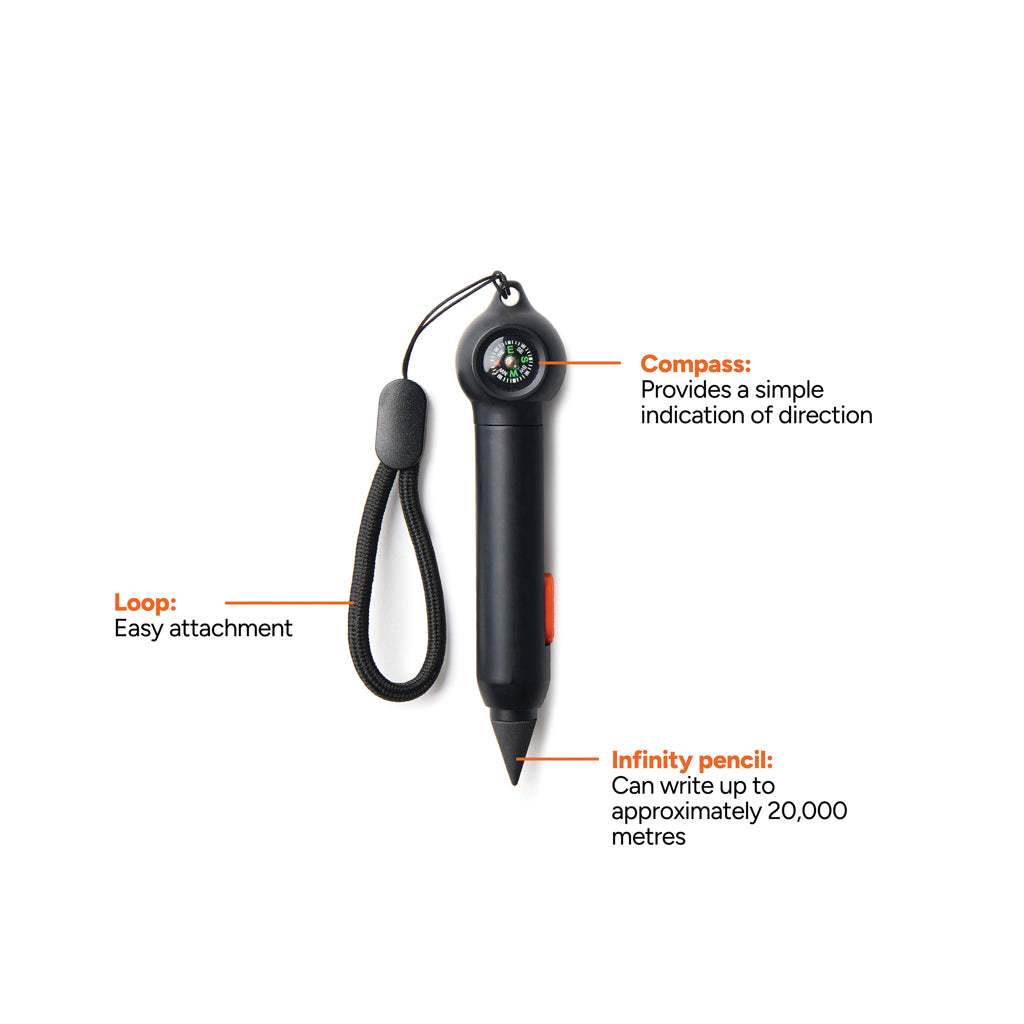 Nordic Drift Trail RCS Portable Infinity Pocket Pen W Compas