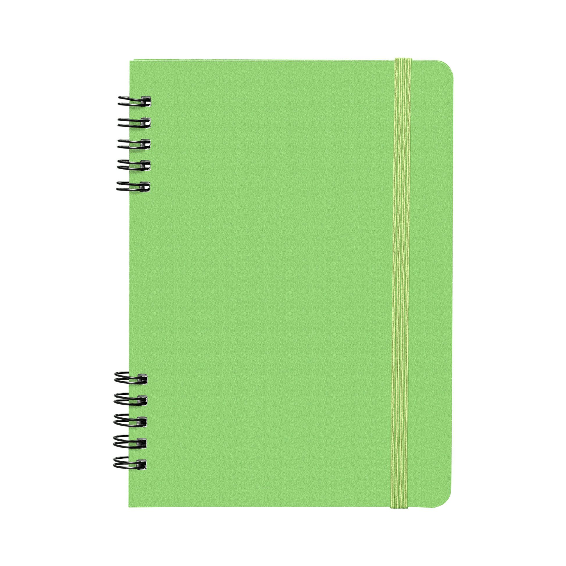 Jora Spiral Bound Notebook promotional notebook in green printed with your company logo