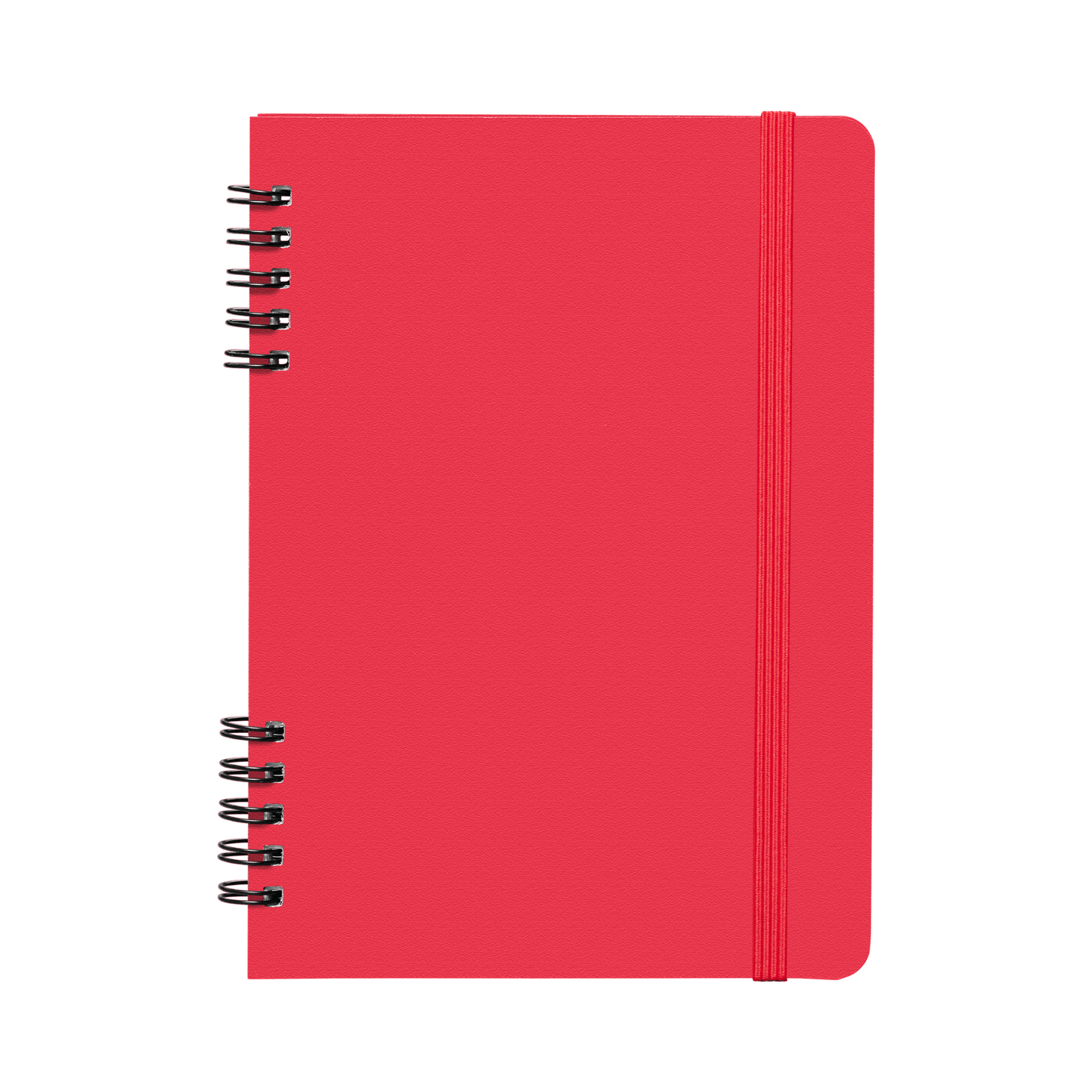 Jora Spiral Bound Notebook promotional notebook in red printed with your company logo