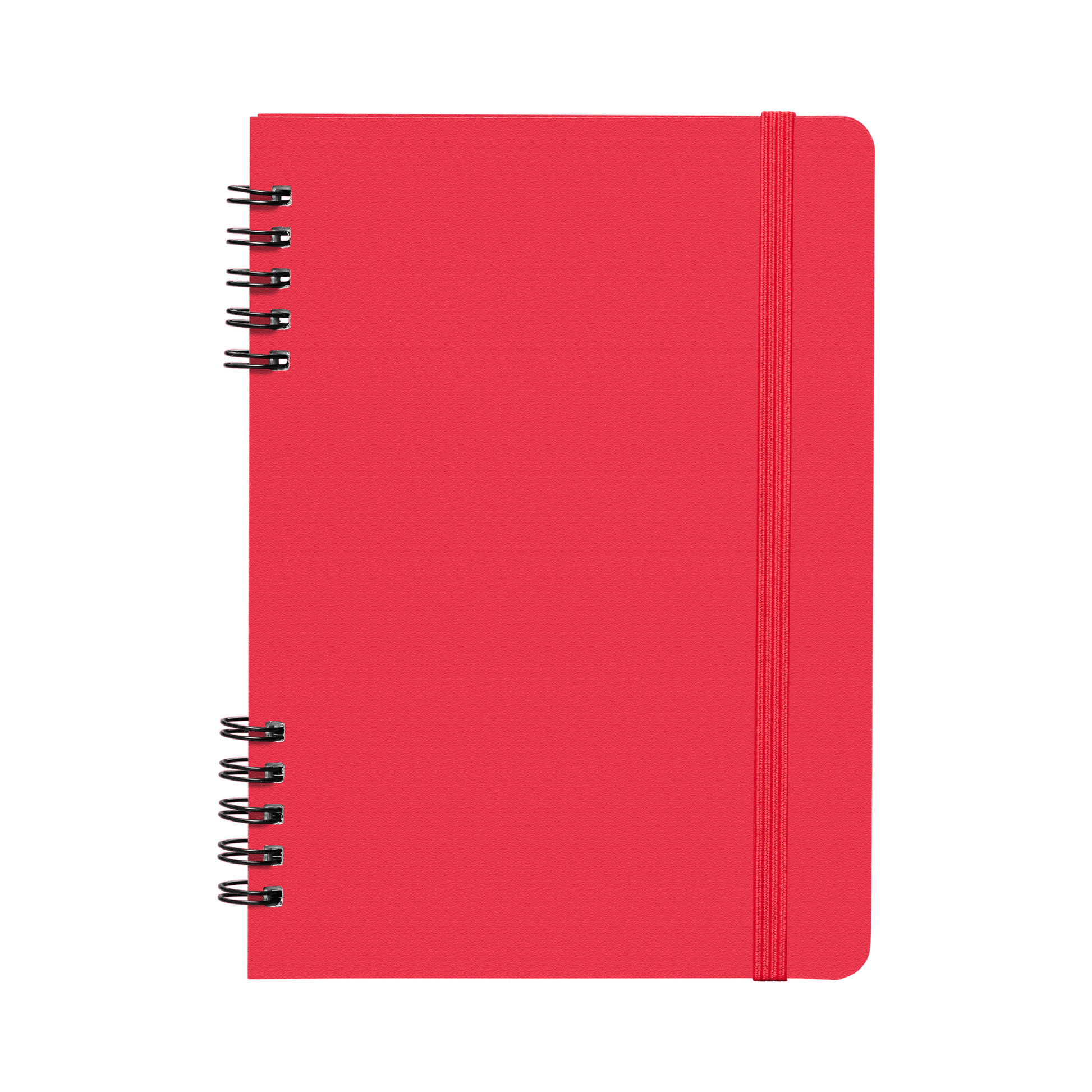 Jora Spiral Bound Notebook promotional notebook in red printed with your company logo