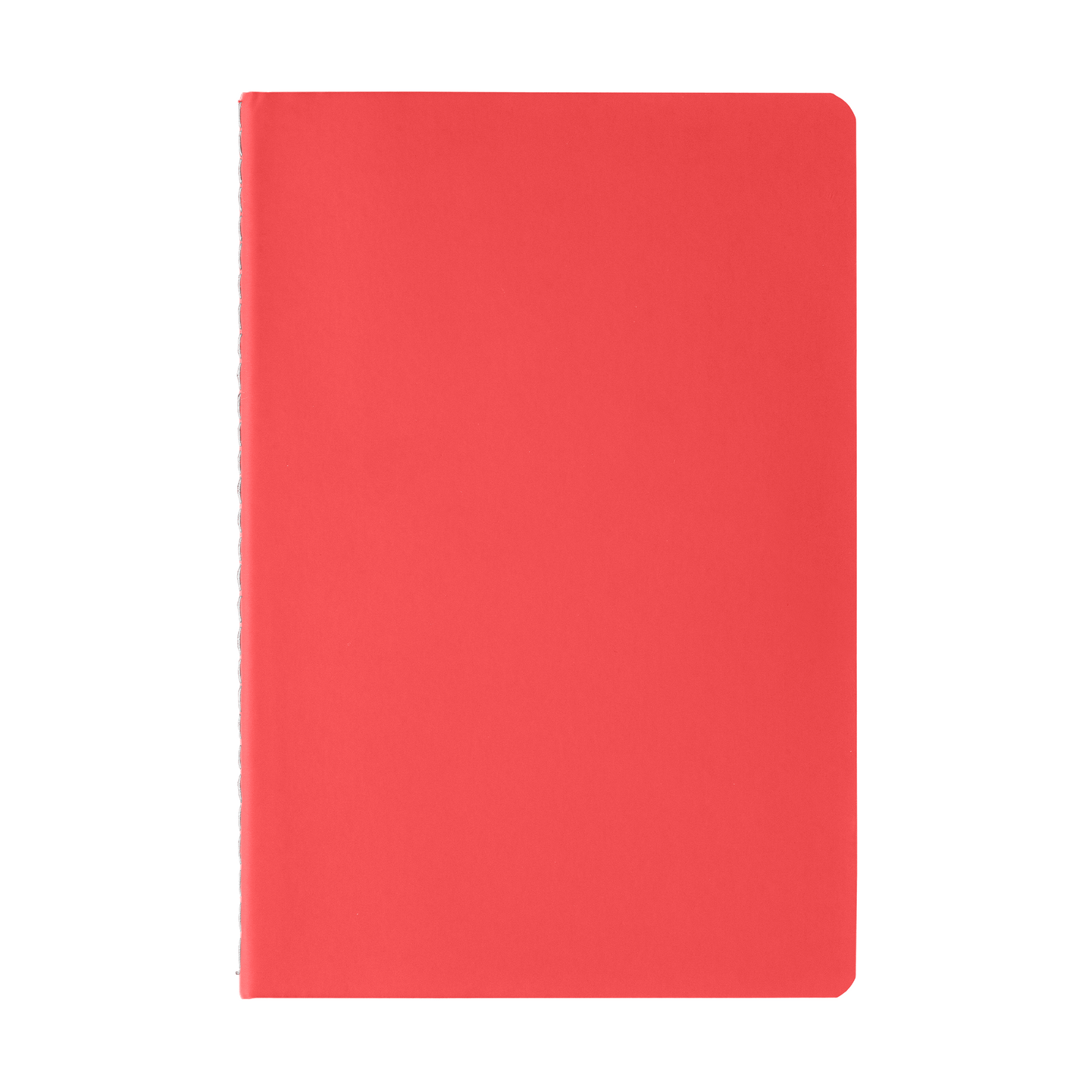 Eilo Recycled Contrast Stitch Journal promotional notebook in red printed with your company logo
